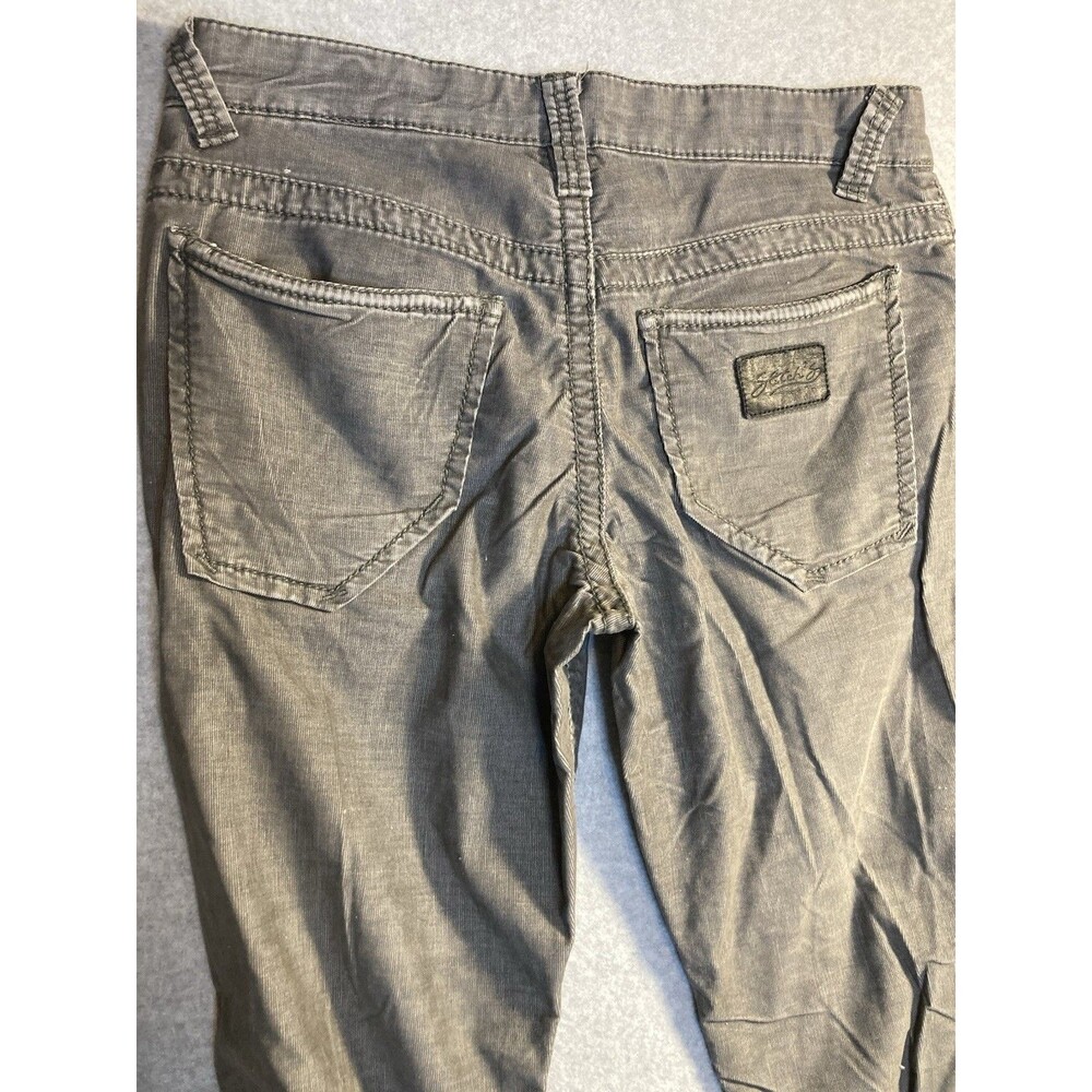 Stitch’s Platinum Denim Sz 33 Texas Gray Coderoy Flare Stretch Buffalo Country - Picture 7 of 13